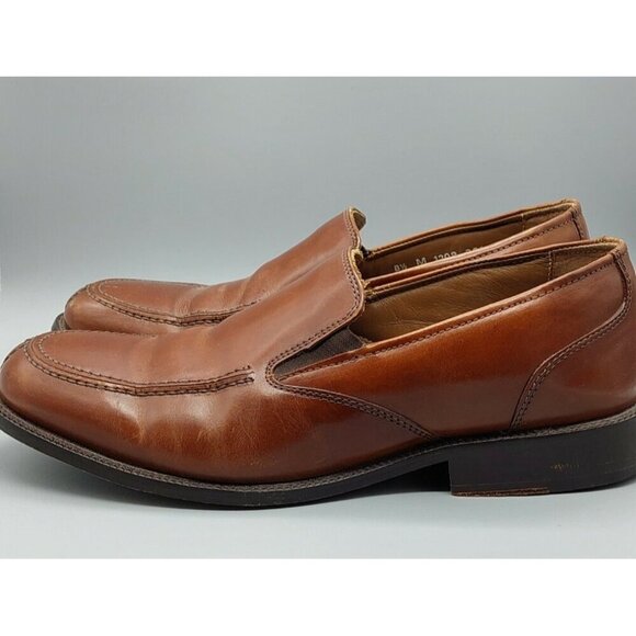 Bass Leather Brown Loafers Dress Shoes Size 8.5M 0906 Siegel Super Condition main image 7